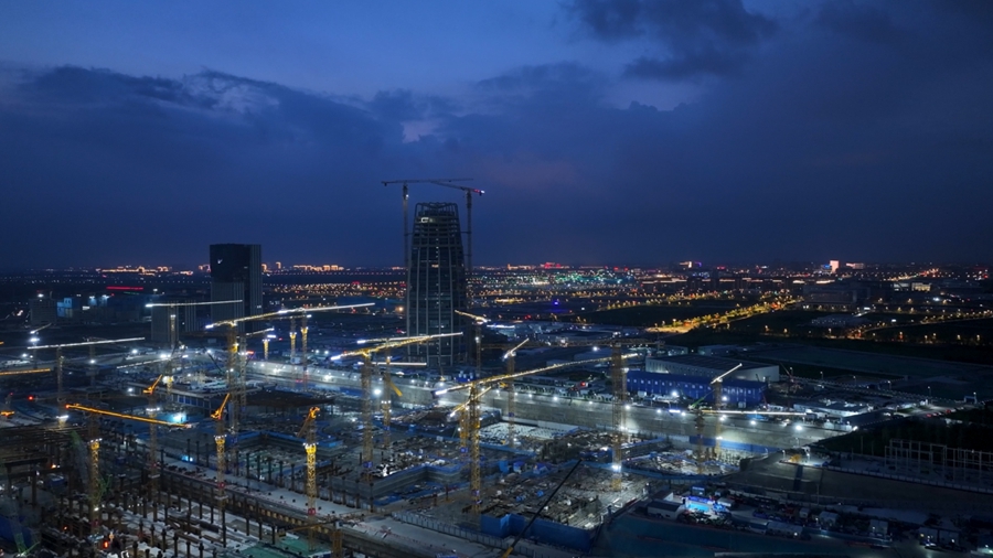 雄安建設(shè)進(jìn)行時丨雄安新區(qū)的&ldquo;地上銀河&rdquo;